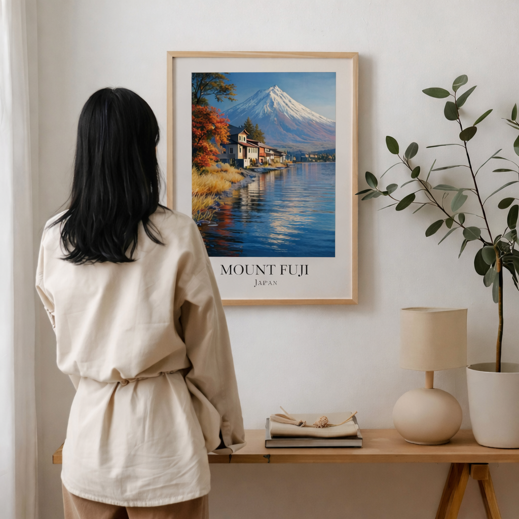 Mount Fuji Fine Art Poster Japan Travel Print