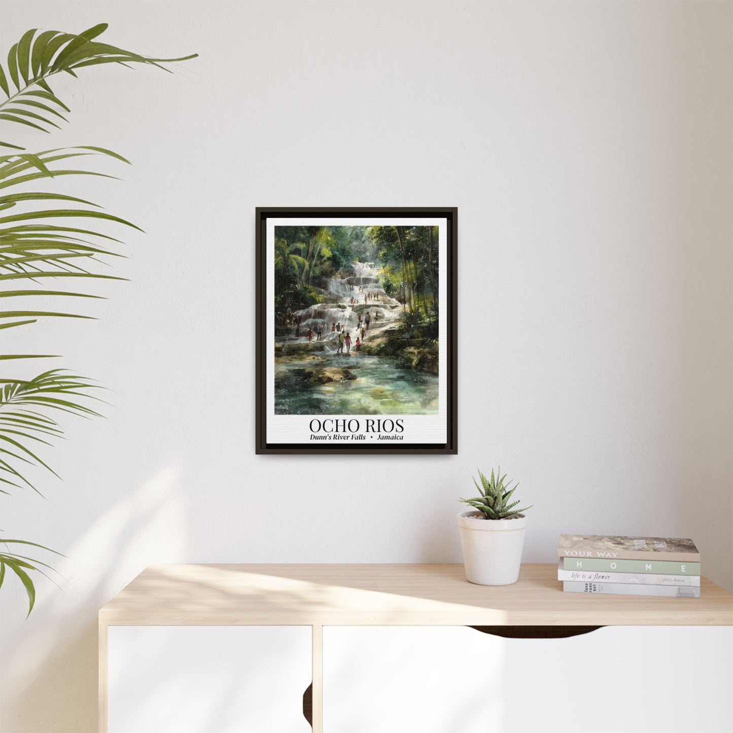 Jamaica Dunns River Falls, Ocho Rios Fine Art Canvas