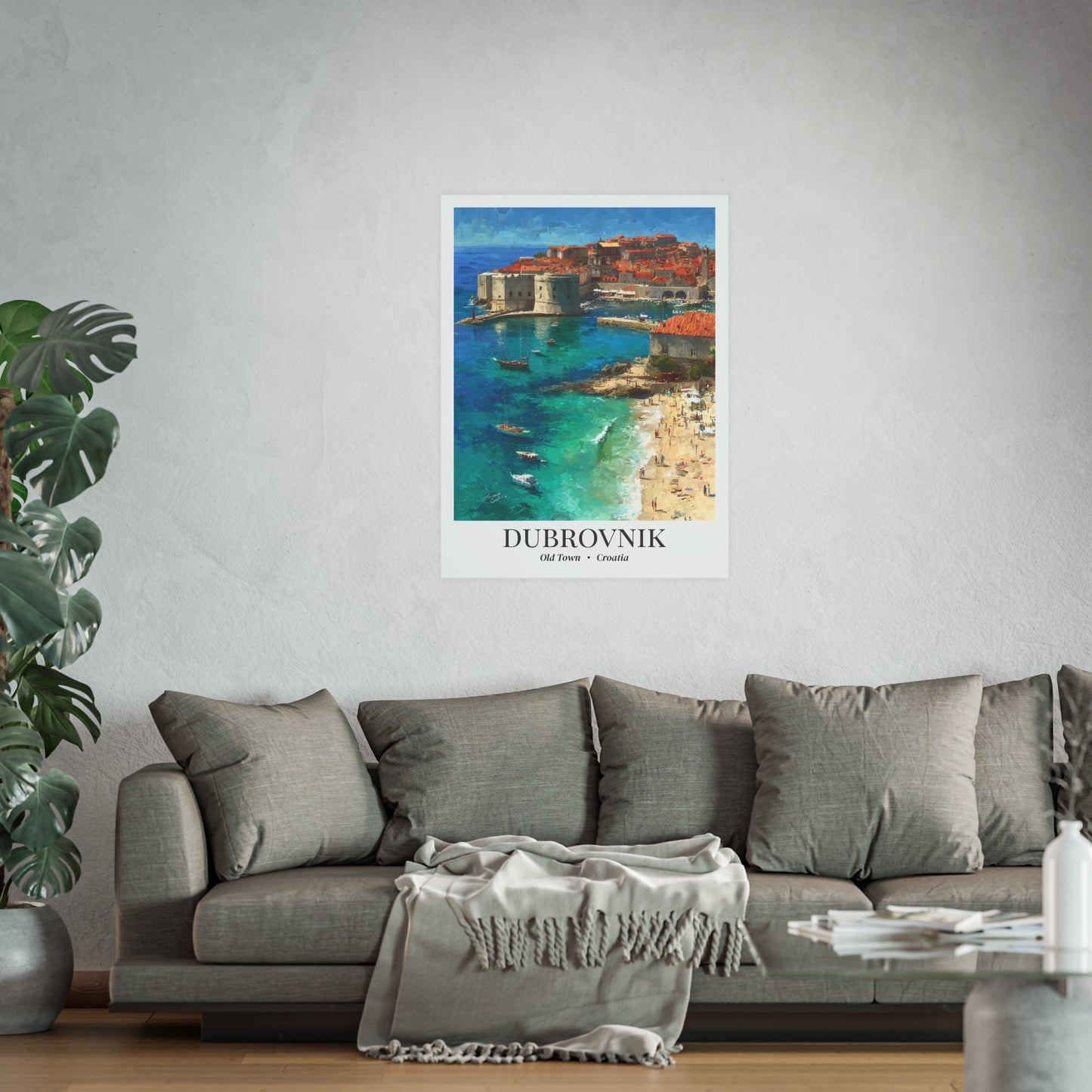 Dubrovnik Fine Art Print – Old Town Poster, Adriatic Travel Memory, Game of Thrones Wall Decor, Croatia Souvenir