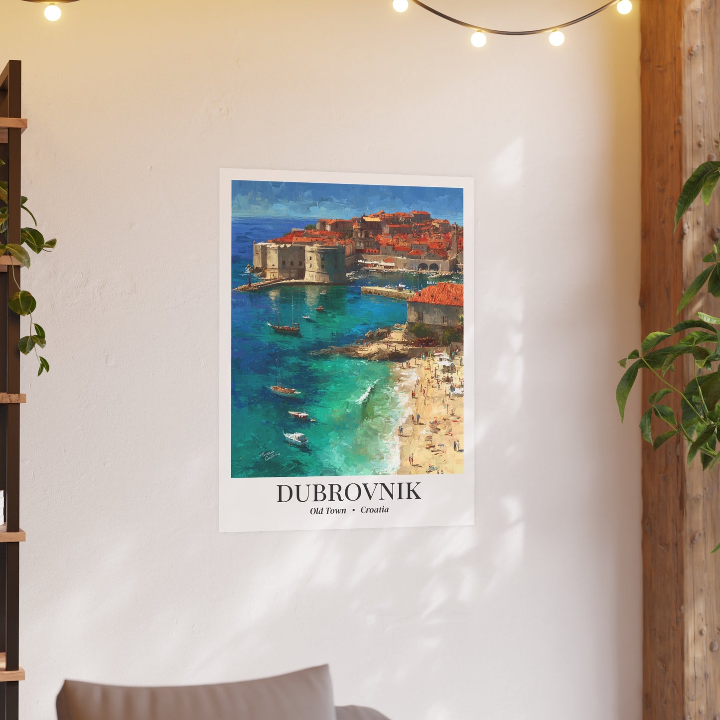 Dubrovnik Fine Art Print – Old Town Poster, Adriatic Travel Memory, Game of Thrones Wall Decor, Croatia Souvenir