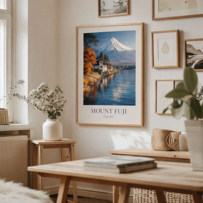 Mount Fuji Fine Art Poster Japan Travel Print