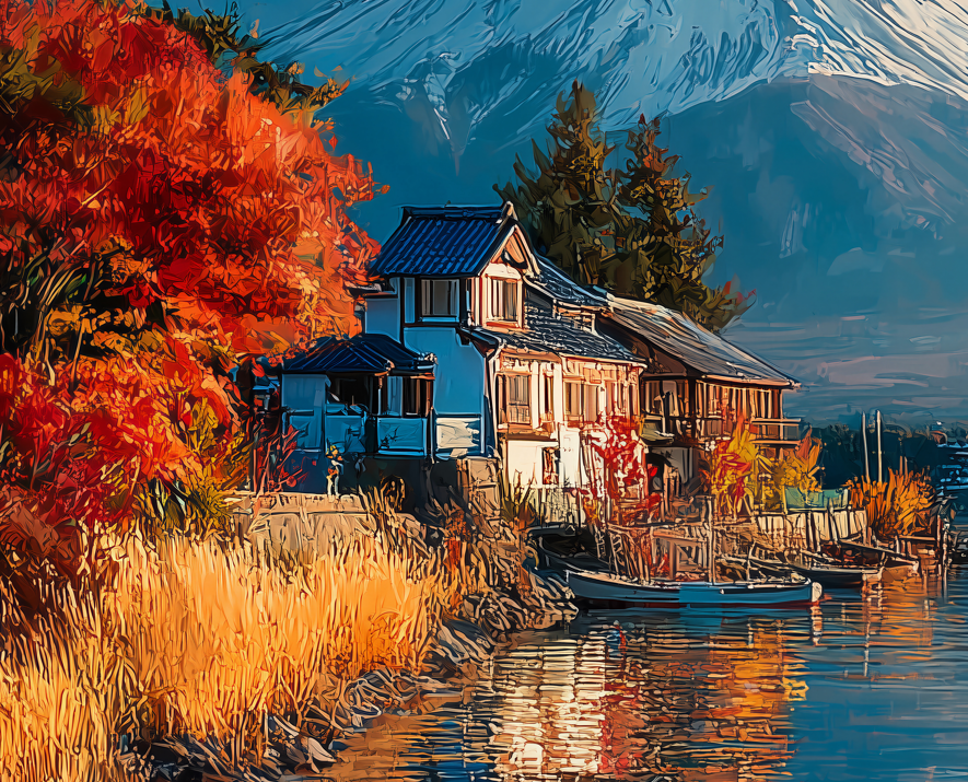 Mount Fuji Fine Art Poster Japan Travel Print