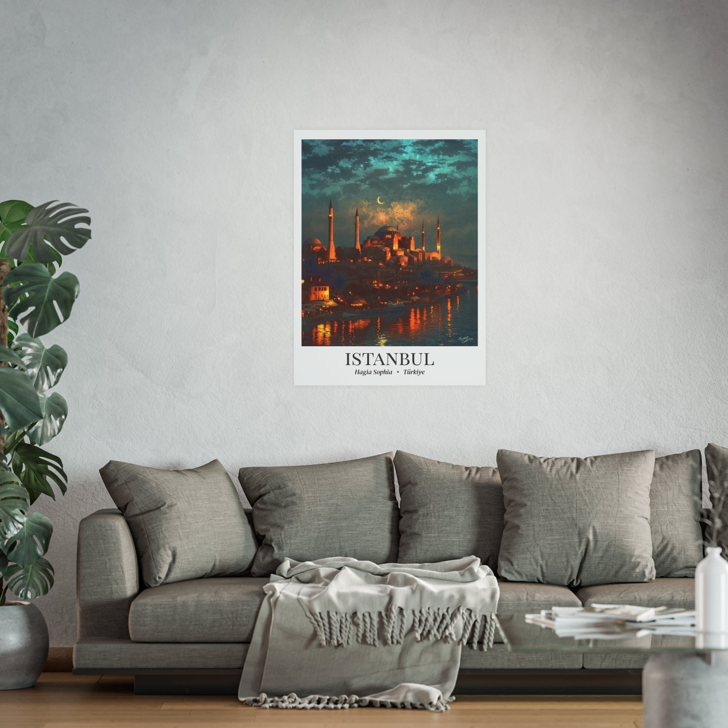 Istanbul Fine Art Print – Hagia Sophia Poster, Turkey Travel Memory, Shared Wall Decor, Cultural Souvenir