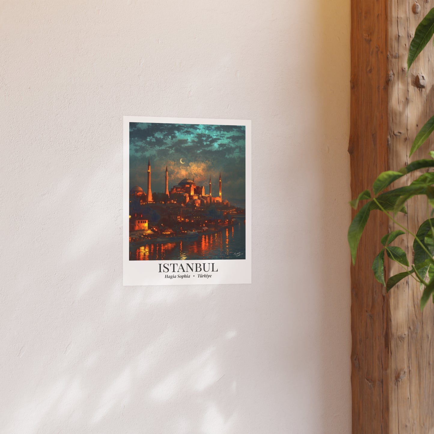 Istanbul Fine Art Print – Hagia Sophia Poster, Turkey Travel Memory, Shared Wall Decor, Cultural Souvenir